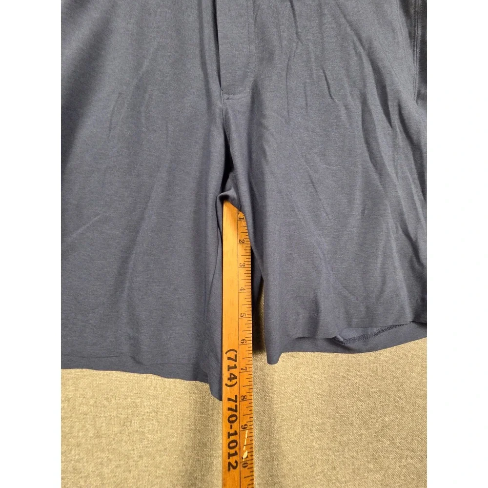 Callaway Mens Golf Shorts Blue Performance Stretch Size 36 Heathered CGBSE0T7